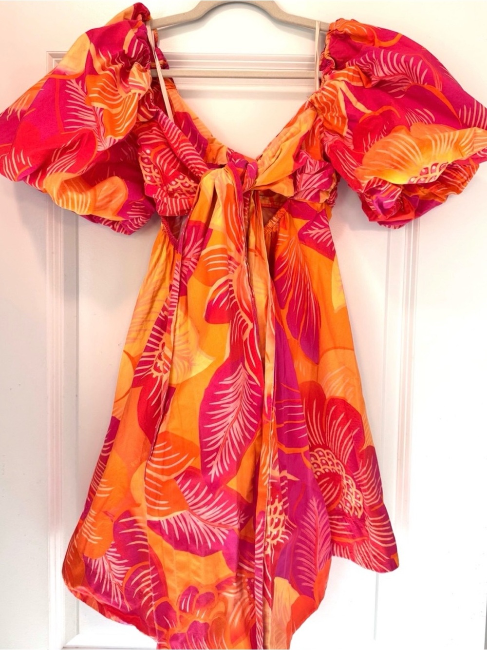 FARM RIO Summer Garden Dress Floral Rafiant Pink & Orange
sz m
Cotton - Picture 4 of 13